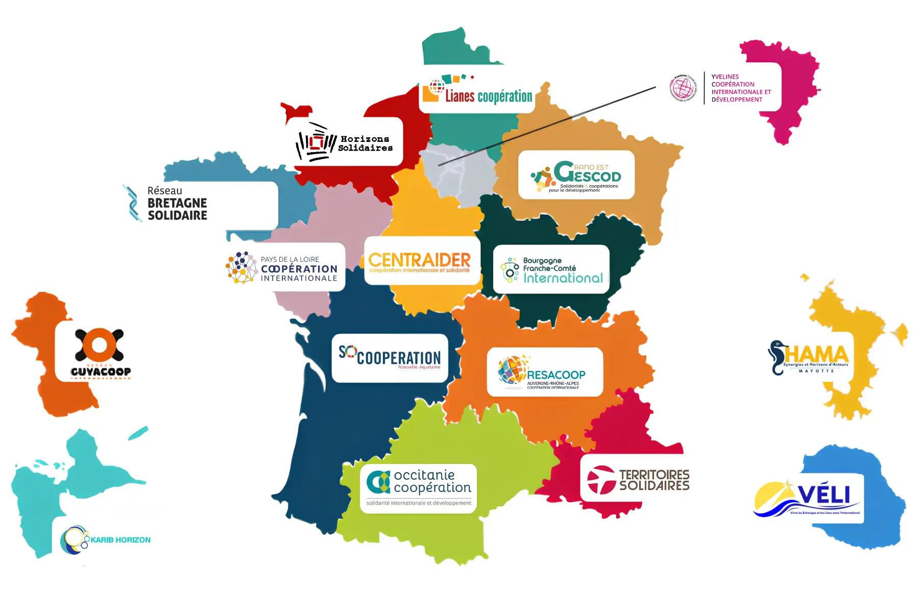 Carte des RRMA